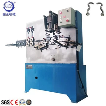 Automatic Iron Hanger Hook Making Machine With End Punching