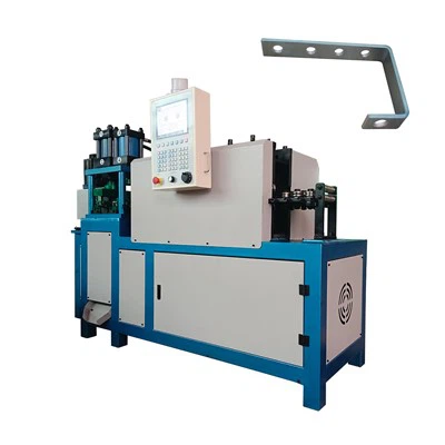 High Quality Automatic Busbar Clamp Making Machine Flat Iron Hoop Machine Flat Hoop Iron Forming Making Machine